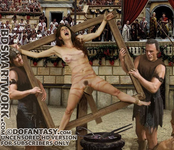 Leaders of defeated tribes were whipped and subjected to sexual abuse - Roman decadence