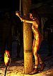Her shoulders were shaking as she cried - Jungle camp by Quoom